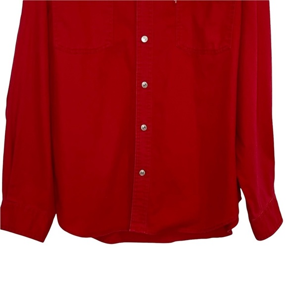 Levi’s Red Long Sleeve Button Up Shirt - Picture 4 of 10